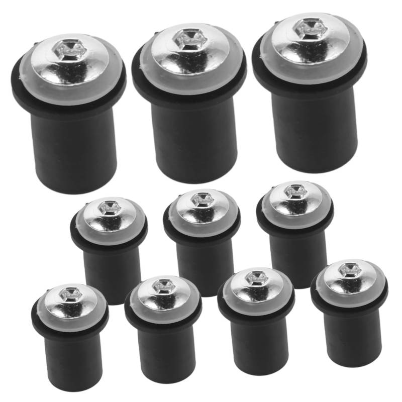 PRETYZOOM 10 Stück Windschutzscheibenbolzen Schrauben Windschutzscheibennägel Motorrad Windschutzscheibe Magnetische Entlüftungsabdeckungen Für Die Decke Werkzeug Zum Entfernen des von PRETYZOOM