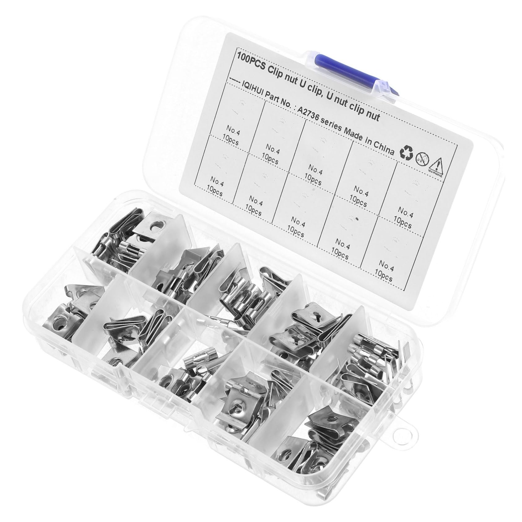 PRETYZOOM 100 Stück Nussclip Innere Kfz-Mutter Clips Fürs Auto Kfz-klemmmutter Du Klipst Autoclips Kfz-Clips Panel-Clips Clip-muttern Silver Zink Und Zinklegierungen PRETYZOOM 100 Stück Nussclip Innere Kfz-Mutter Clips Fürs Auto Kfz-klemmmutter Du Klipst Autoclips Kfz-Clips Panel-Clips Clip-muttern Silver Zink Und Zinklegierungen von PRETYZOOM
