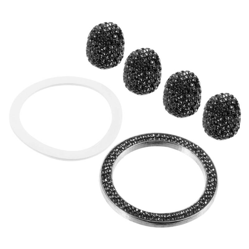 PRETYZOOM 1Satz Rhinestone Ventilkappen Für Auto Zündschlüssel Startkappen Dekoration Schmutz Und Wasserresistent Hochwertiges Rostfreies Material Funkelndes Design Für Pkw von PRETYZOOM