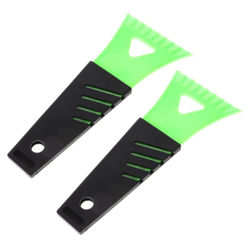 PRETYZOOM 2 Stück Enteisungsschaufel Windschutzscheibe Matsch Entfernung Schaber winter auto zubehör autoscheibenreiniger Auto Eiskratzer Auto Schneeräumung PVC Light Green Wiederverwendbar von PRETYZOOM