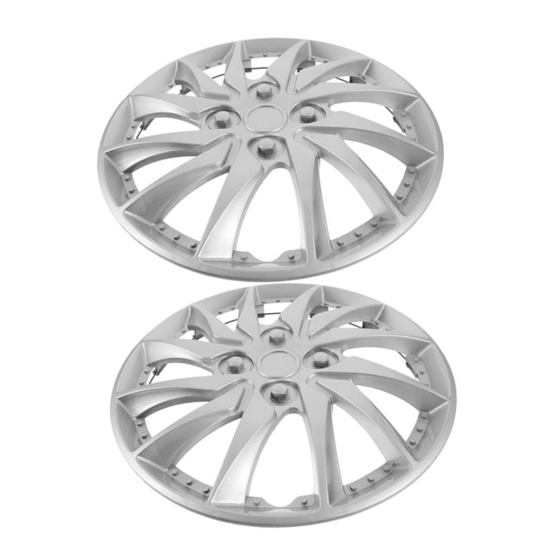 PRETYZOOM 2 Stück Radnaben Dekorabdeckung Radkappen Radkappen Radkappen Auto Radnabenkappen Radkappen Radnabenkappenverkleidung Chrom Für Räder Nabenkappen Typ Schwarz Modell Kunststoff von PRETYZOOM