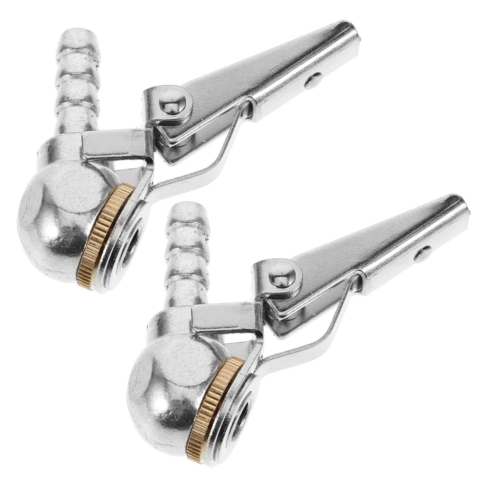 PRETYZOOM 2 Stück Reifenluftclip Schlauchentfernung Für Druckschloss Auto Reifenfüller Chuck Autoreifen Dually Reifenfüller Mit Kompressor Kupfer Silber PRETYZOOM 2 Stück Reifenluftclip Schlauchentfernung Für Druckschloss Auto Reifenfüller Chuck Autoreifen Dually Reifenfüller Mit Kompressor Kupfer Silber von PRETYZOOM