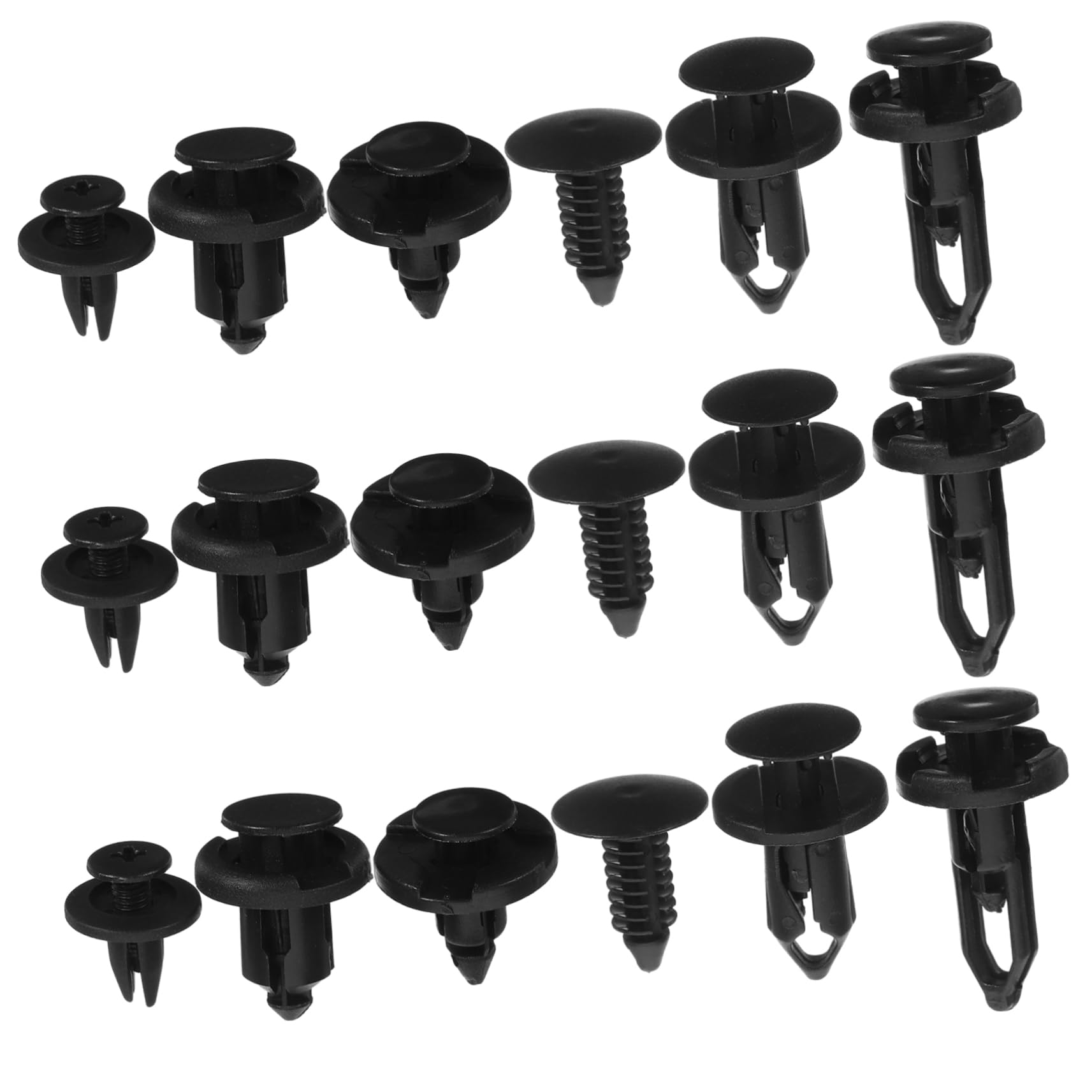 PRETYZOOM 200 Stück Körperfixierclip Stoßstangen Clips Clipverschlüsse Auto Ersatz Halteklammern für Karosserien Befestigungselemente Stoßfängerbefestigungen Kfz -Körperteile Nylon Schwarz PRETYZOOM 200 Stück Körperfixierclip Stoßstangen Clips Clipverschlüsse Auto Ersatz Halteklammern für Karosserien Befestigungselemente Stoßfängerbefestigungen Kfz -Körperteile Nylon Schwarz von PRETYZOOM