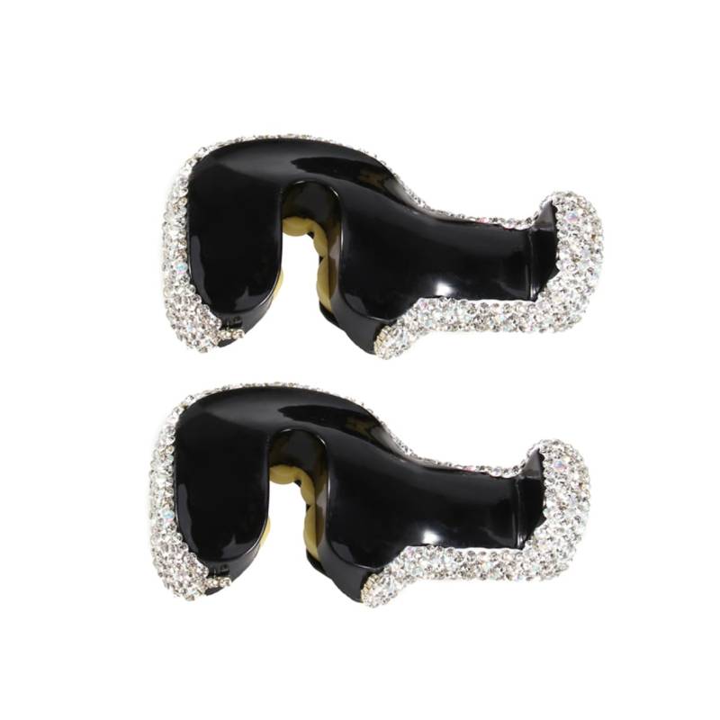 PRETYZOOM 2Stücke Kristall Strass Auto Kopfstützen Haken Multifunktionale Haken für Autositz und Platzsparend für Handtaschen und Einkaufstaschen Zufällige von PRETYZOOM