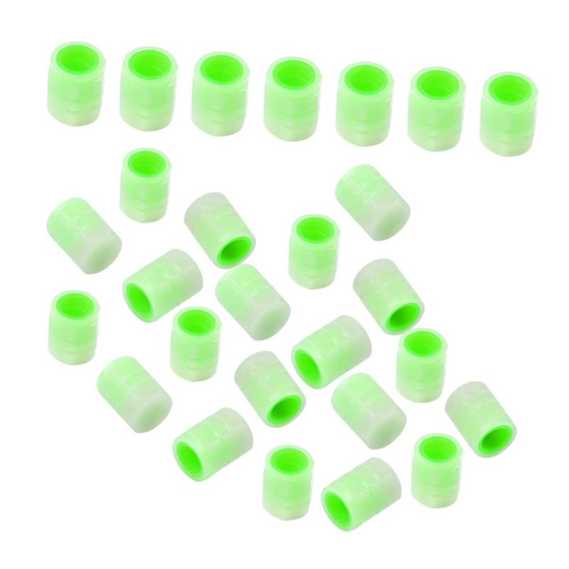 PRETYZOOM 30 Stück Luminous Ventilkappe Im Dunkeln Leuchtende Reifenventilkappen Schaftventilkappen Reifenventilkappen Leuchten Auf Auto Ventilschaft Kappe Light Green Phosphorpulver von PRETYZOOM