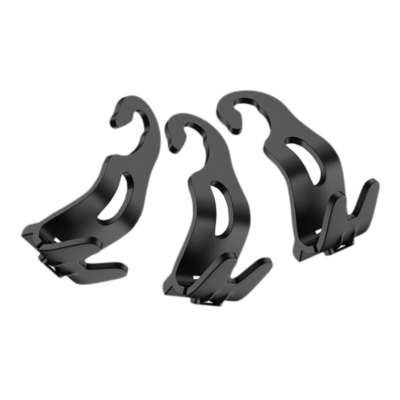 PRETYZOOM 3Stücke Car Headrest Hooks for Handbags and Bags Durable Automotive Storage for Organizing Your Vehicle von PRETYZOOM