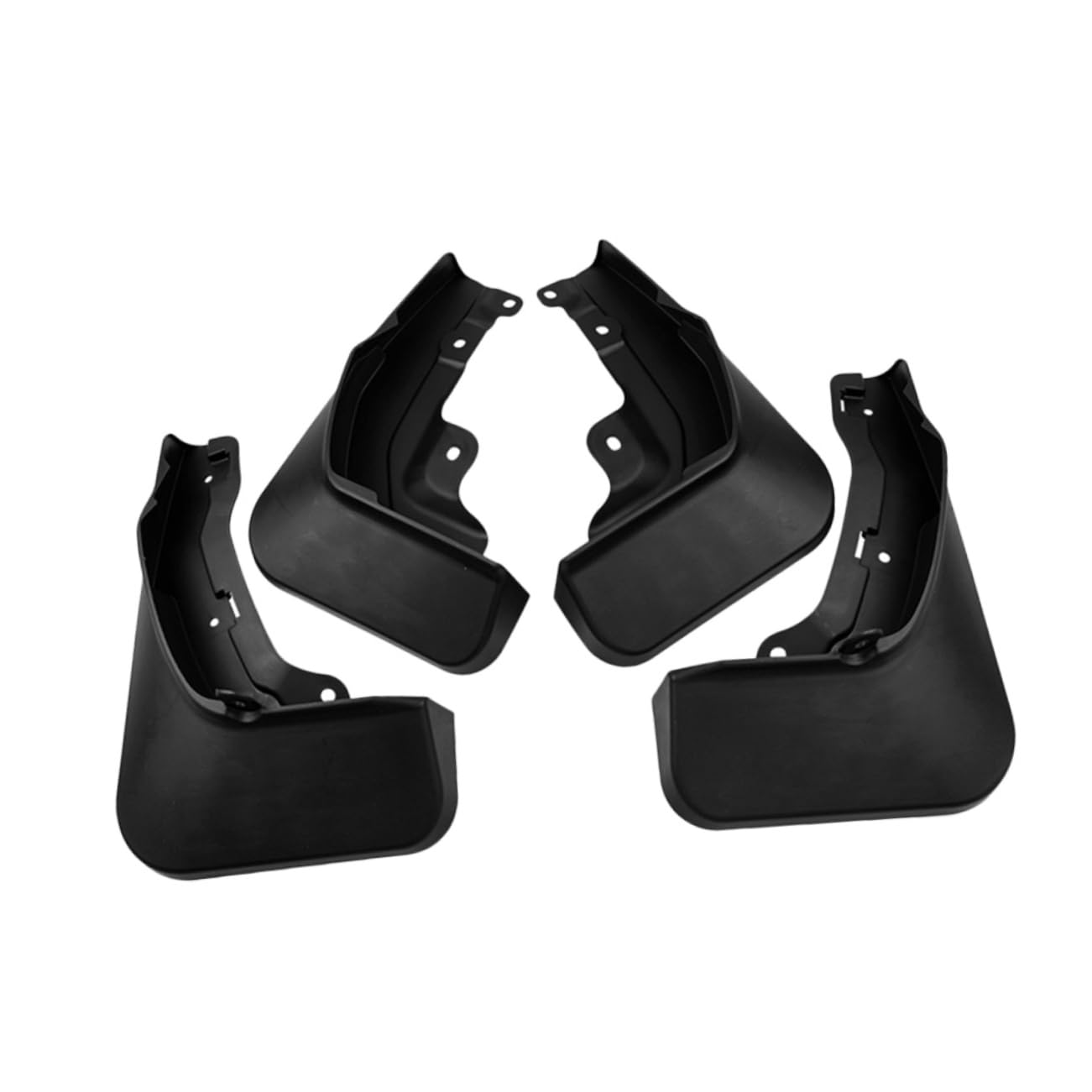 PRETYZOOM 4 Stück Auto bewachen Dreck Schmutzfänger für Abdeckung Splash Guards Reifenspritzschutz Schmutzfänger am Hinterrad Kotflügel aus Kunststoff Felgenschutz Plastik Schwarz von PRETYZOOM