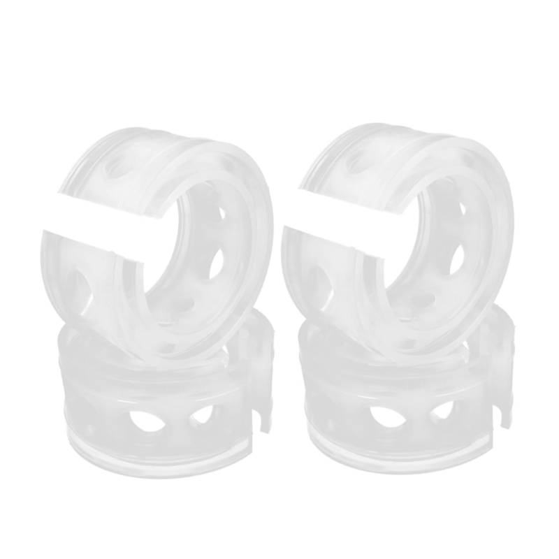 PRETYZOOM 4 Stück Federkleber Federpuffer Automobil Auto Federung Absorber Stoßstange Kissen Absorber Auto Puffer Feder Hinten Für Hochwertiges Gummi Transparent von PRETYZOOM