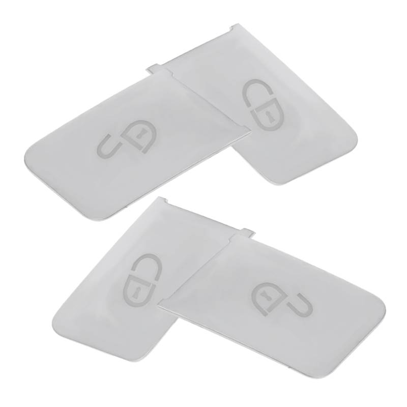 PRETYZOOM 4 Stück Memory Lock Tastenabdeckung Kunststoff Tastenabdeckung Ersatz Tastenabdeckung Tastenverkleidung Befestigungszubehör Sitz Tastenabdeckung Schalterverkleidung von PRETYZOOM