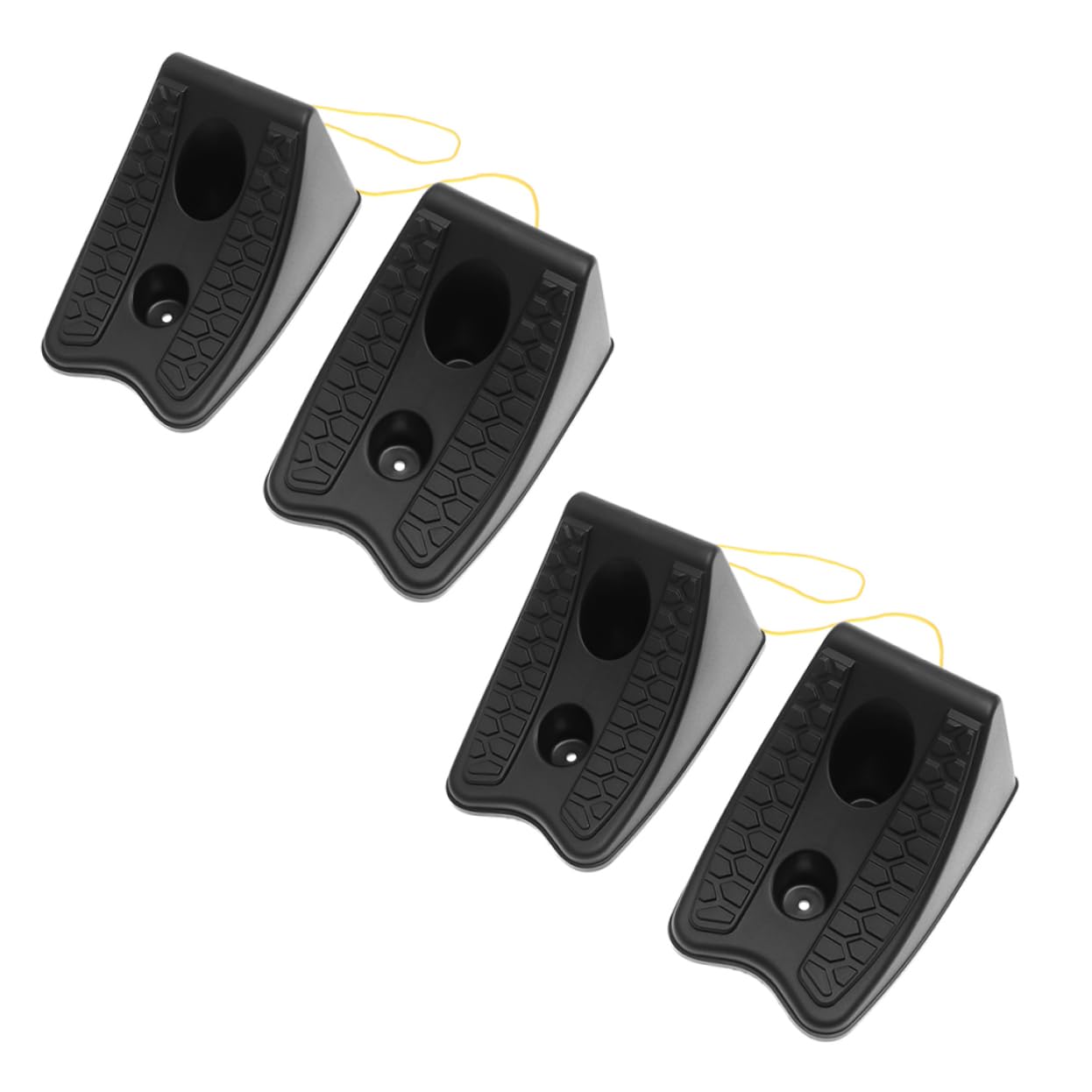 PRETYZOOM 4 Stück Schleudern Stopper klein für Radrampe blockieren Garage Unterlegkeile aus Kunststoff Reifenstützkissen Reifenkeil Radkeil Achsvermessungsblock Plastik Black PRETYZOOM 4 Stück Schleudern Stopper klein für Radrampe blockieren Garage Unterlegkeile aus Kunststoff Reifenstützkissen Reifenkeil Radkeil Achsvermessungsblock Plastik Black von PRETYZOOM