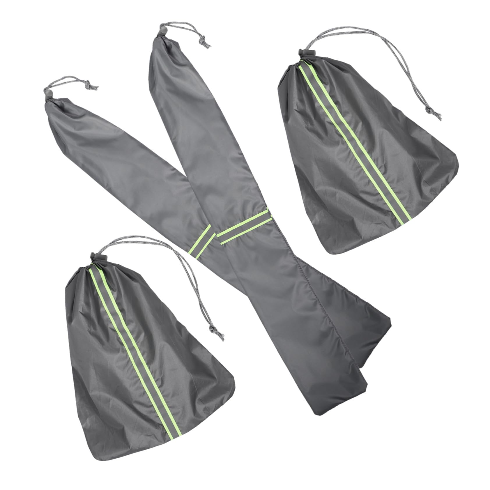 PRETYZOOM 4 Stück Wischerabdeckung auto winterabdeckung auto schneeabdeckung Auto Winter Abdeckung Windschutzscheibenabdeckung außen Schlauchabdeckungen für außen Polyester Grey von PRETYZOOM