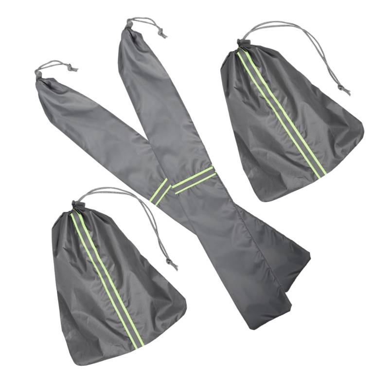 PRETYZOOM 4 Stück Wischerabdeckung auto winterabdeckung auto schneeabdeckung Auto Winter Abdeckung Windschutzscheibenabdeckung außen Schlauchabdeckungen für außen Polyester Grey von PRETYZOOM