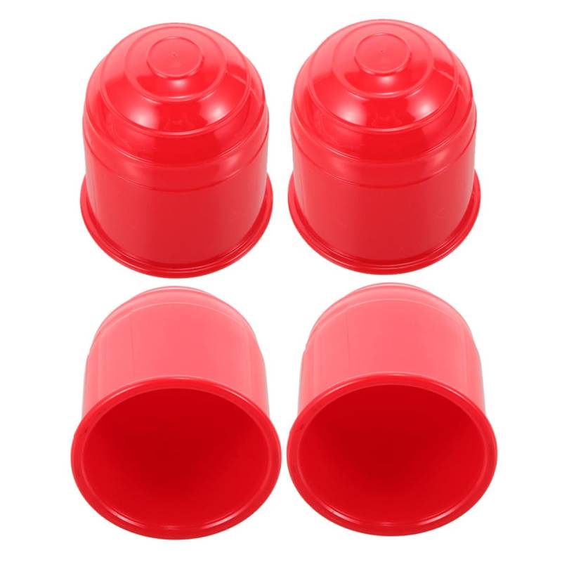 PRETYZOOM 4 Stücke Kunststoff Form Tow Ball Abdeckung Rot Anhänger Hitch Ball Abdeckungen Abdeckung von PRETYZOOM