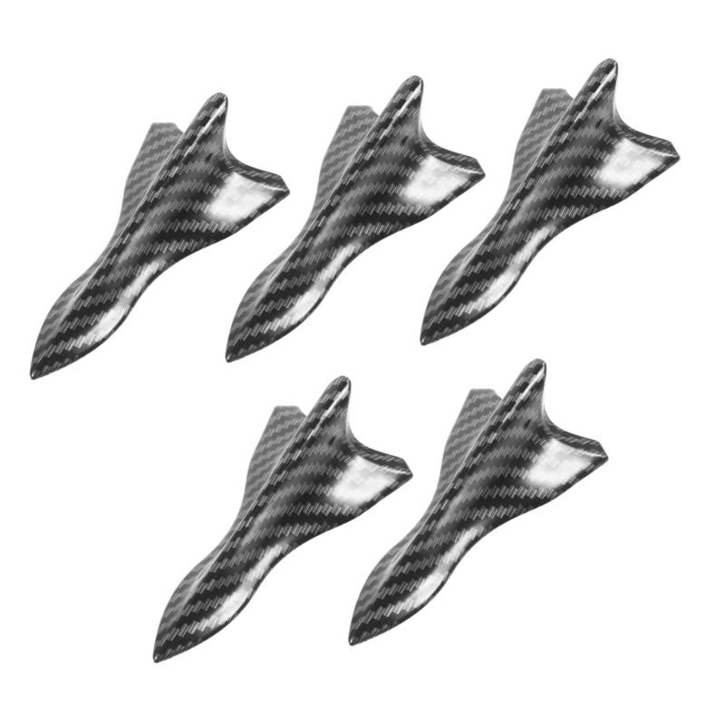 PRETYZOOM 5Stücke Teiliges Carbonfaser Heckspoiler Für Fahrzeuge Universelle Fin Form Leichtes Material Verbesserte Fahrzeugleistung Und Stilvolles Design Für Auto Tuning von PRETYZOOM