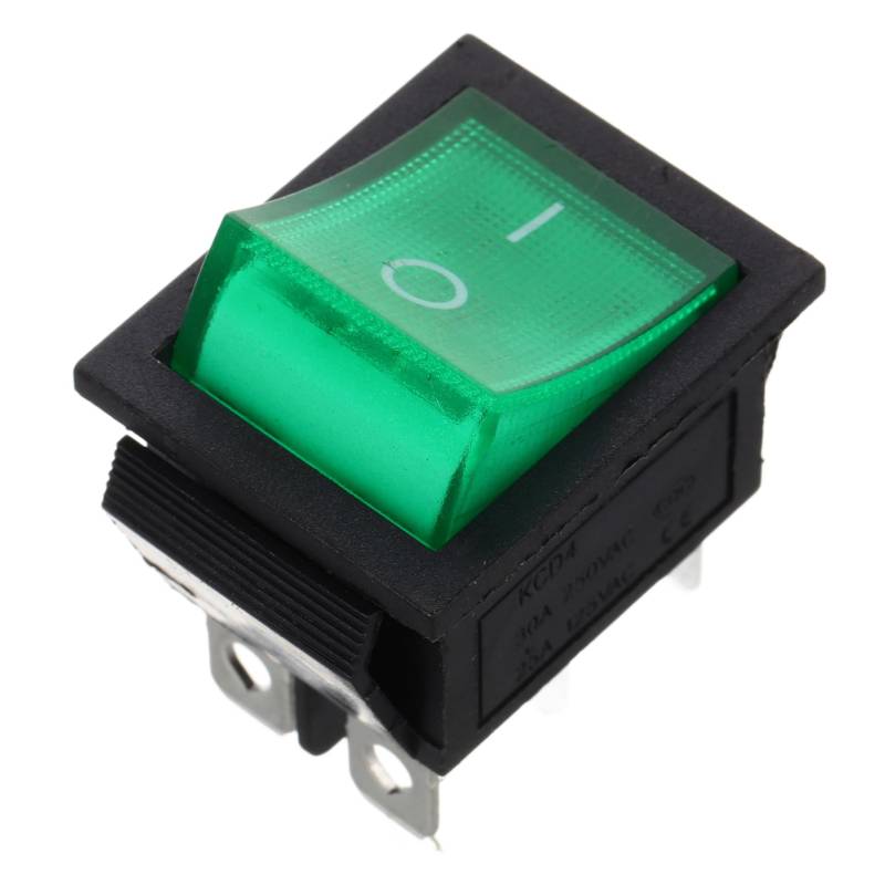 PRETYZOOM 6 2 Wippschalter Schlüssel Marine Yacht Pin Boot Für Toggle Wasserdicht Etiketten Blau Auto Button Rocker Lichtleiste Schalter Rock Lampe Schalter Rocker EIN/Aus Schalter von PRETYZOOM