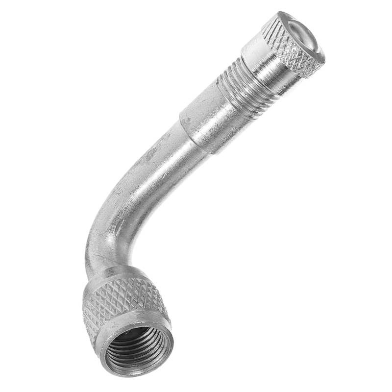 PRETYZOOM 90 Reifenventil - Gelbe Messing Ventilverlängerung Messing Reifenventil Adapter Reifenventiladapter mit Universal- Vakuumanzeige Ventilstamm - Kupfer Silver von PRETYZOOM
