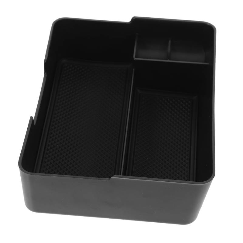 PRETYZOOM Aufbewahrungsbox für zentrale Steuerung Armlehnen-Mittelkonsolen-Organizer Organisatoren für Automobilkonsolen Auto-Organizer-Tablett Plastik Black von PRETYZOOM