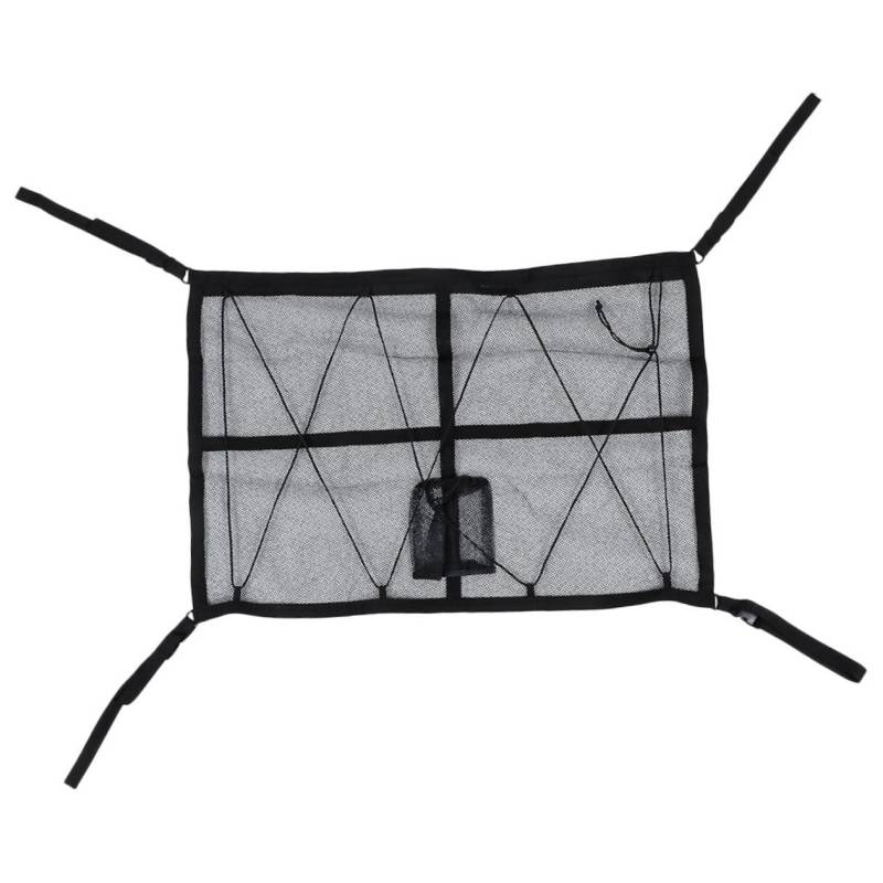 PRETYZOOM Auto Aufbewahrungstasche Gepäcknetz für Dachgepäckträger Autodach-Gepäcknetz Gepäcknetz für SUV SUV-Ladenetz Frachtnetz für Auto Polyester-Mesh-Kunststoff Black von PRETYZOOM