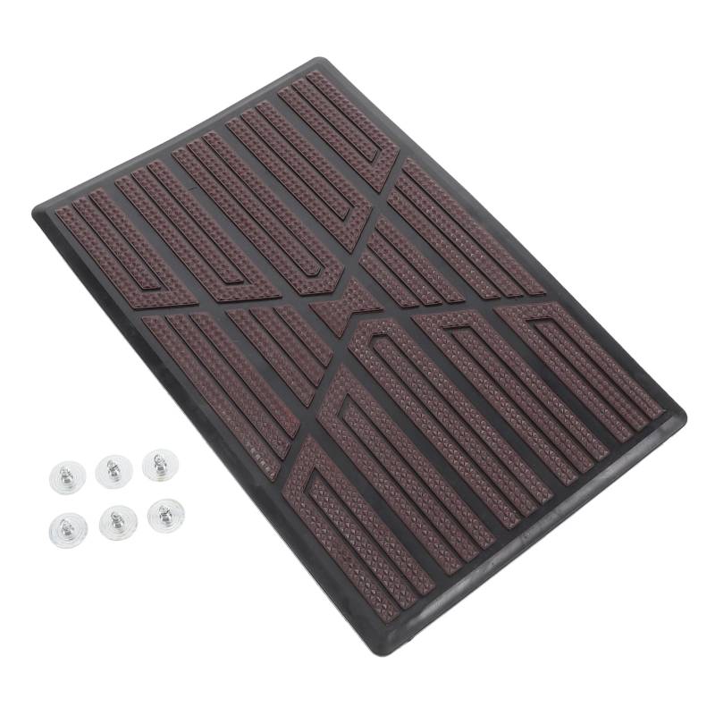 PRETYZOOM Auto Bodenmatte Automatten LKW Zubehör Fußmatten Kunststoffmatte Heckladematte Autoteppich Autoinnenausstattung Autozubehör Autoteppich Kaffee PVC von PRETYZOOM