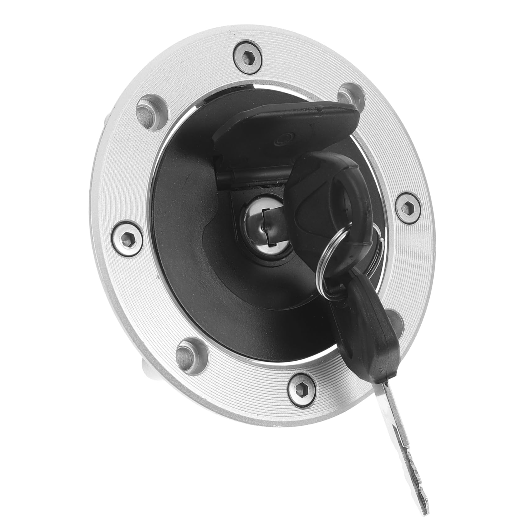 PRETYZOOM Auto modifiziertes Teil Verriegelung Tank mit Kappe Fahrzeug Aluminiumlegierung Silver PRETYZOOM Auto modifiziertes Teil Verriegelung Tank mit Kappe Fahrzeug Aluminiumlegierung Silver von PRETYZOOM