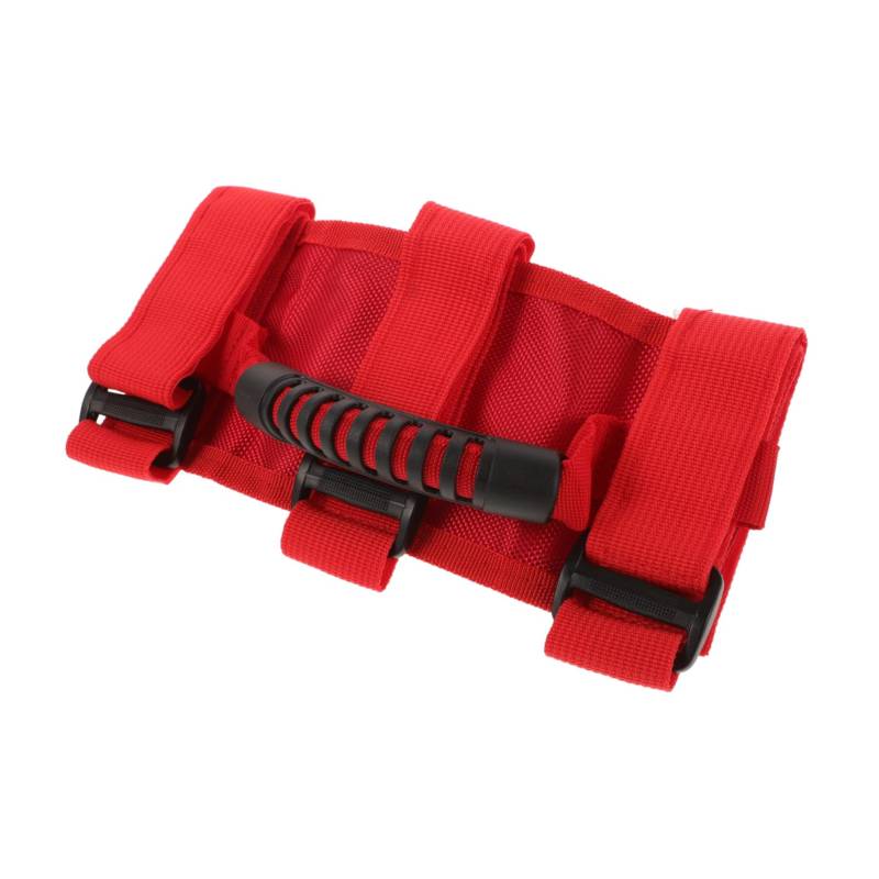 PRETYZOOM Autodachgriff Seil Auto Fahrzeug Autodach Hilfsgriff Haltegriff Mobilität Kfz Hilfsgriff Autogriff Für Dach Ältere Menschen Holen Polyester Rot von PRETYZOOM