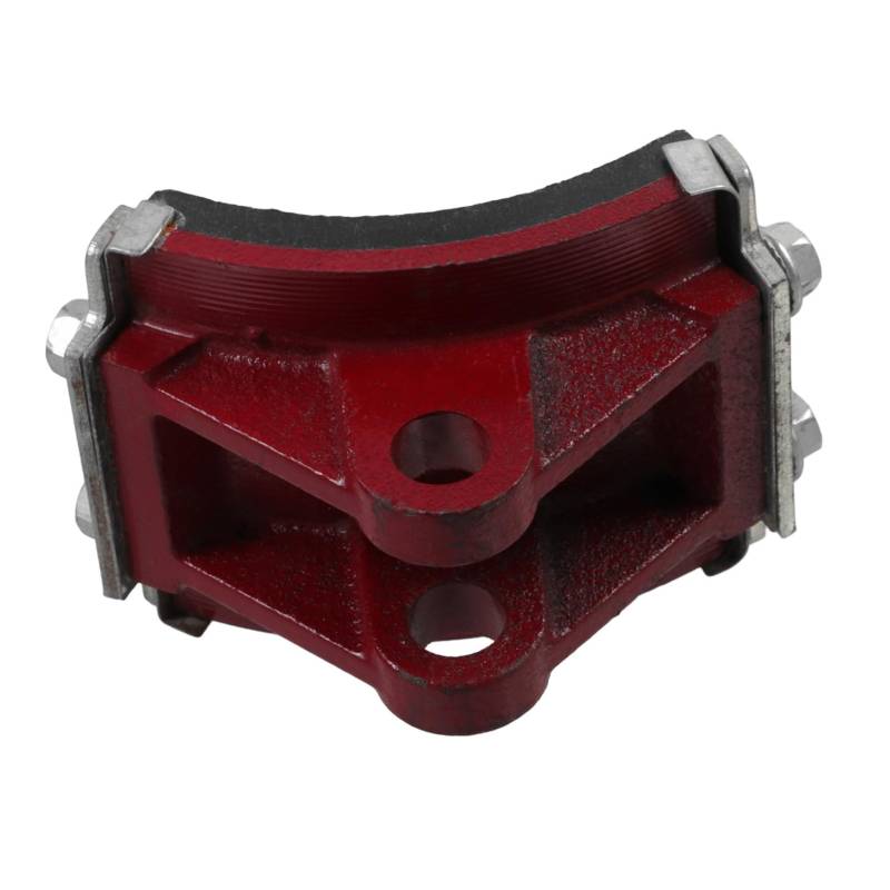 PRETYZOOM Bremsbacken Bremsbelagschuh Ersatz Bremsbeläge Bremsbelagersatz Feststellbremsen Hardware Bremsbelagschuhe Stahl Rot von PRETYZOOM