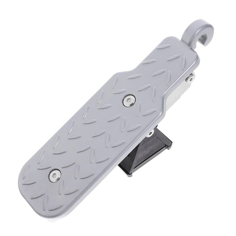 PRETYZOOM Einstellbare Pedale Universal- Lkw-türstufe Zugang Schritt Schwelle Dach Lkw-seitenstufen Stufen Für Lkw Anhängerstufen Autostufe Auto Pedal Lkw-stufen Silver Stahl von PRETYZOOM