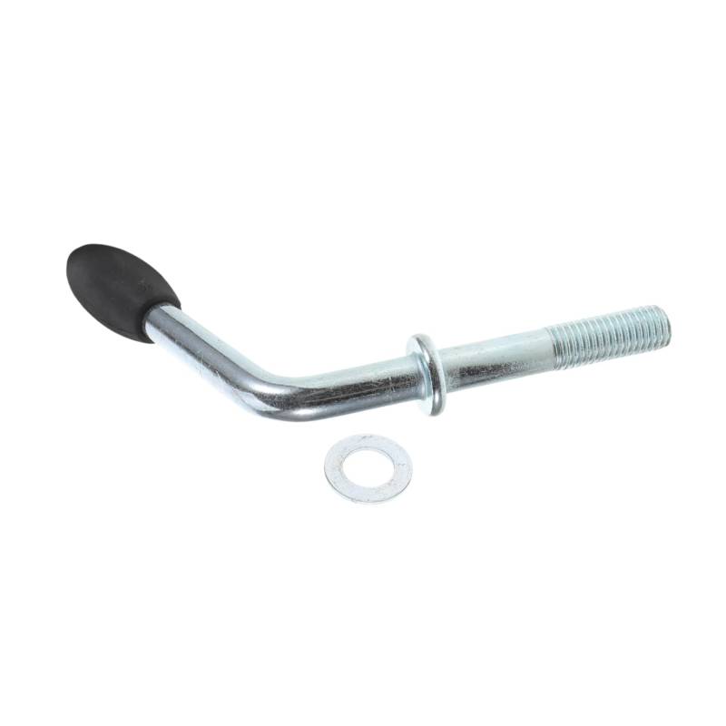 PRETYZOOM Handrocker Jack gebogen Wagenheberkurbel für Anhänger Wohnwagen Wagenhebergriffstange Pflicht Windengriff für Boote Anhängerkurbel Pop-up-Kurbel Legierung Silver von PRETYZOOM