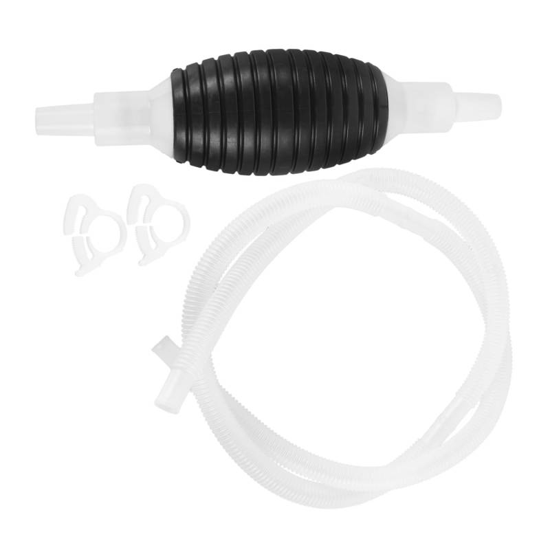 PRETYZOOM Kunststoff Zum Absaugen Handsiphonpumpe Kfz Transferpumpe Tragbarer Benzinsiphon Handpumpe Extraktor Handgeführte Inline Handpumpen Praktische Handpumpen Eva Pvc Schwarz von PRETYZOOM