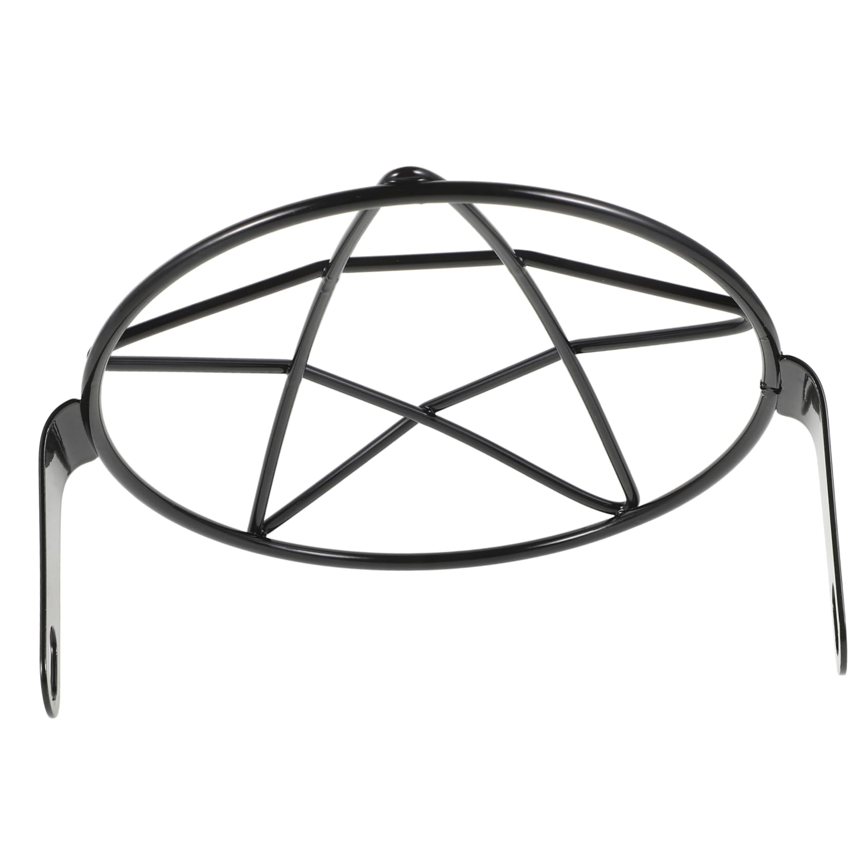 PRETYZOOM Motorrad Scheinwerferabdeckung bewachen Motorrad Scheinwerferschutz Deflektor Universal- Scheinwerfergrillabdeckung Metall Black von PRETYZOOM