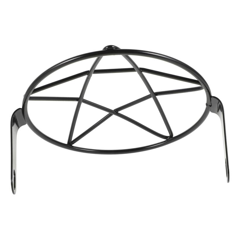 PRETYZOOM Motorrad Scheinwerferabdeckung bewachen Motorrad Scheinwerferschutz Deflektor Universal- Scheinwerfergrillabdeckung Metall Black von PRETYZOOM