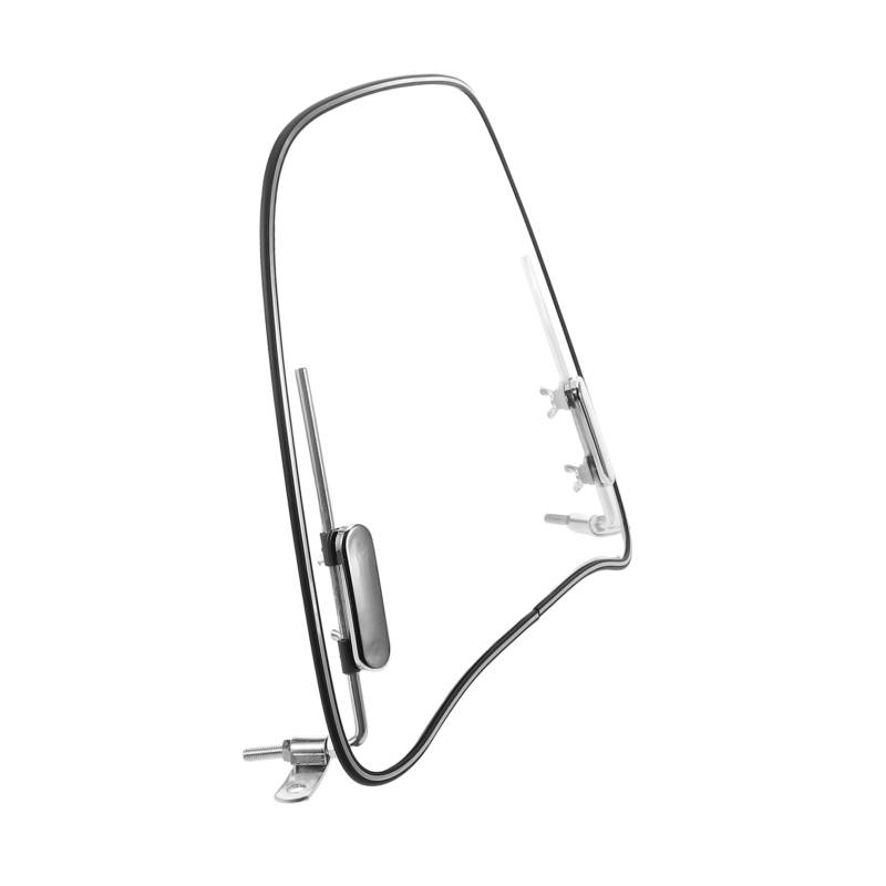 PRETYZOOM Motorrad Windschutzscheibe Motorrad-Fliegengitter vorne Bildschirm Universal- Fahrrad-Windschutzscheibe Windabweiser für die Windschutzscheibe Eisen Transparent von PRETYZOOM