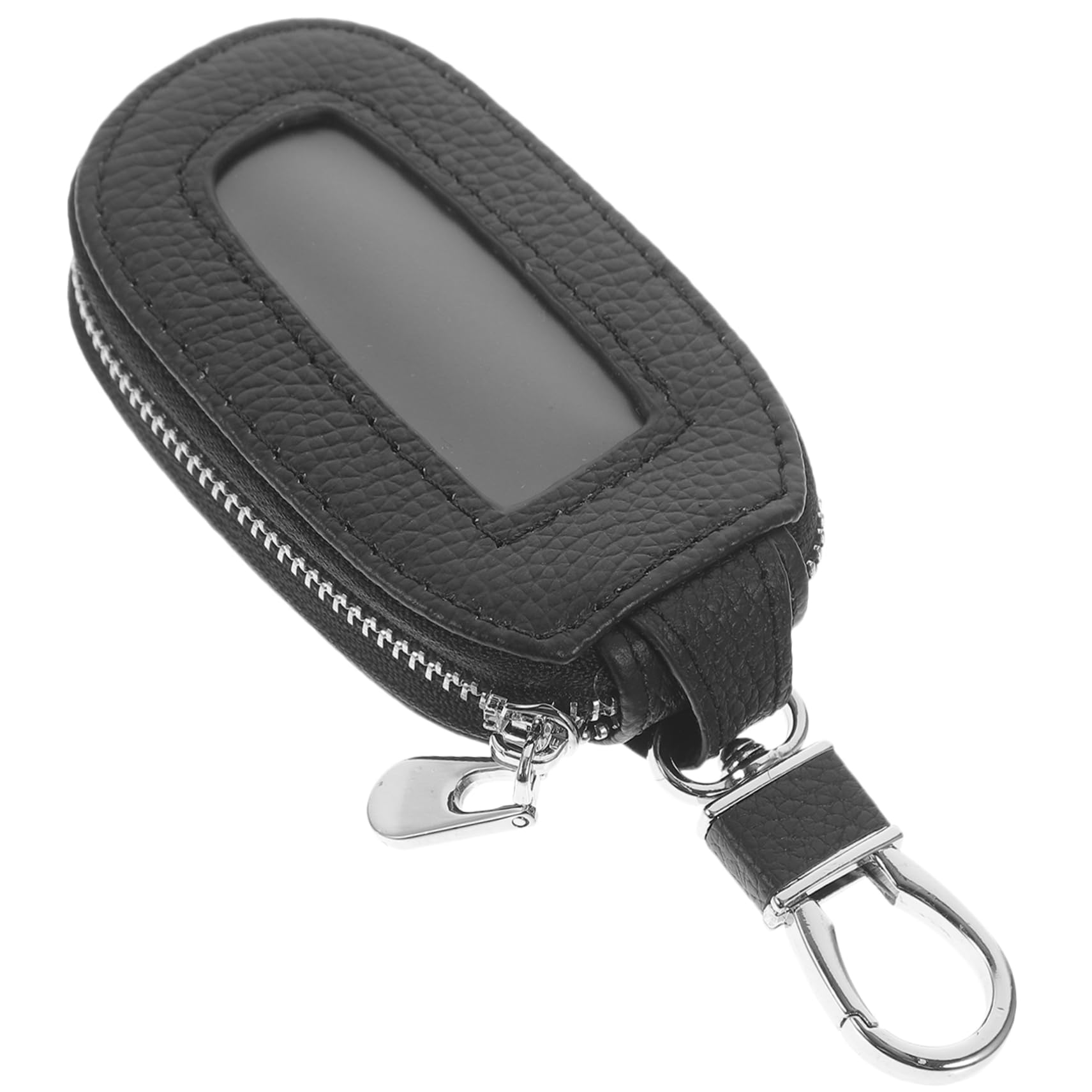 PRETYZOOM Tasche für Autoschlüssel Fall Autoschlüsselabdeckung Kleiner Beutel mit Reißverschluss Kompakt Schlüsselhalterbeutel Auto-Schlüsselanhänger-Tasche Rindsleder Black PRETYZOOM Tasche für Autoschlüssel Fall Autoschlüsselabdeckung Kleiner Beutel mit Reißverschluss Kompakt Schlüsselhalterbeutel Auto-Schlüsselanhänger-Tasche Rindsleder Black von PRETYZOOM