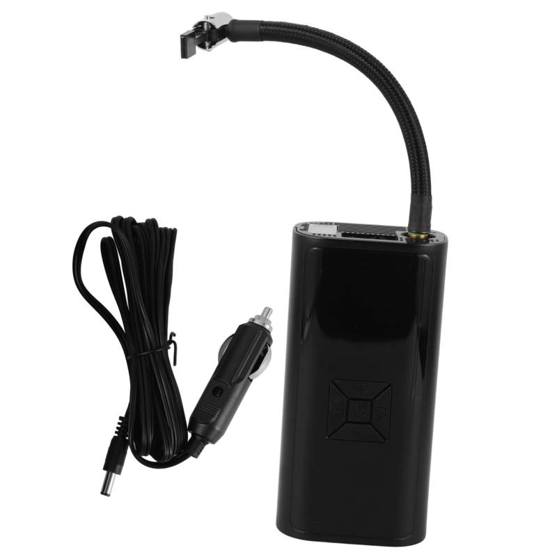 PRETYZOOM Tragbare Luftpumpe Autokompressor Autoluftpumpe Praktische Reifenpumpe Vielseitige Reifenpumpe Luftkompressor für Fahrzeuge tragbarer Luftkompressor Füller für Reifen Abs Black von PRETYZOOM