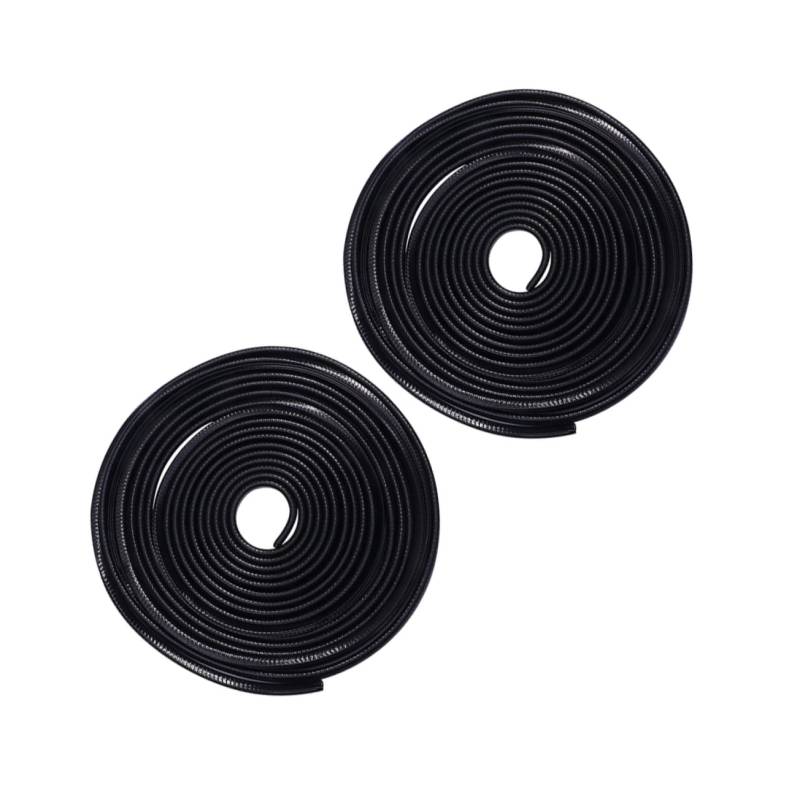 PRETYZOOM Türschutzstreifen Türschutzleiste Autotürkantenschutz Beschützer Abdeckung Fensterbrett Autotürschutz Autoverkleidung Auto Stoßstangenschutzverkleidung PVC Schwarz von PRETYZOOM