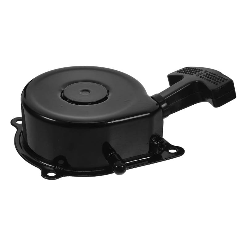 PRETYZOOM Ziehen Sie die Platte an Motorrad Aluminium trete Starterseil ziehen Anlasser ziehen ATV mit Seilzugstarter Anlasser für Minifahrräder Start ziehen Metall Black von PRETYZOOM