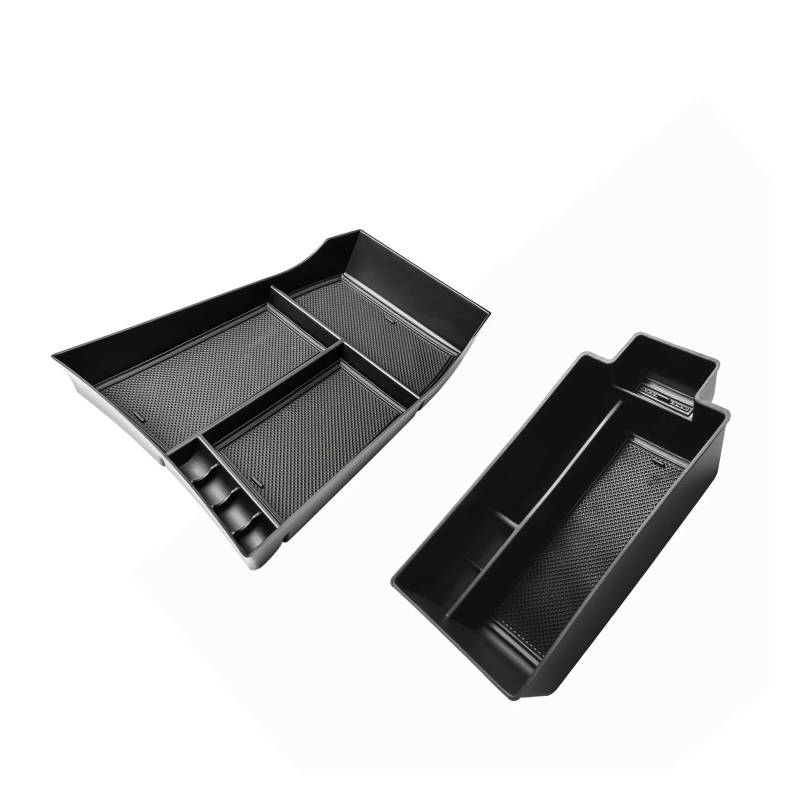 Center Konsole Trim 2 STÜCKE Für X-Trail Für Rogue T33 2021 2022 2023 2024 Auto Armlehne Untere Aufbewahrungsbox Mittelkonsole Fach Organizer Mittelkonsole Rahmen von PRFGSGVBV