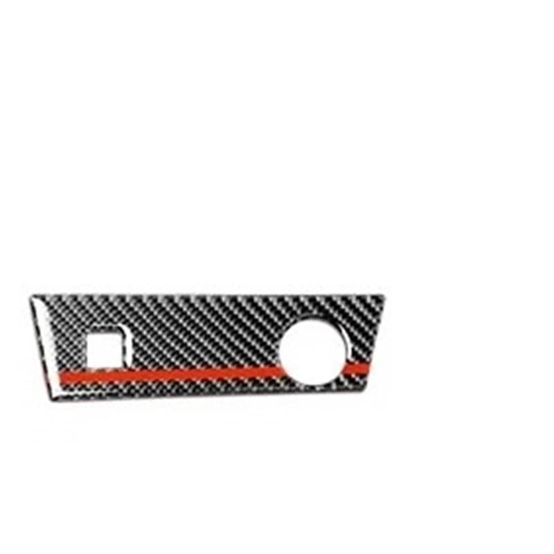 Center Konsole Trim Für A4 B9 Für A5 2017- Auto Center Console Zigarettenanzünder Panel Trim Aufkleber Dekorieren Abdeckung Innenausstattung Mittelkonsole Rahmen(Style B S Element) von PRFGSGVBV