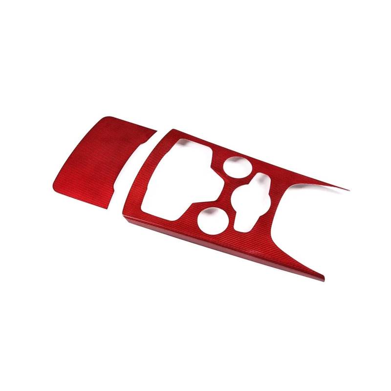 Center Konsole Trim Für Alfa Für Romeo Für Stelvio 2020 2021 2022 Auto Zentrale Getriebe Panel Control Panel Trim Innen ABS Carbon Abdeckung Mittelkonsole Rahmen(Red Dry Carbon) von PRFGSGVBV