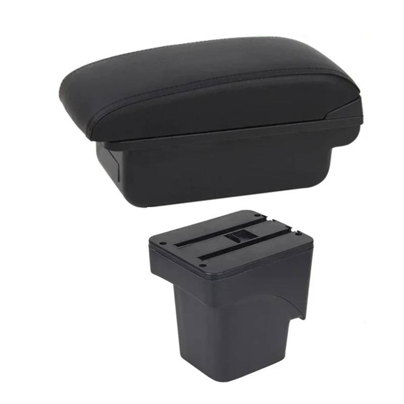 Center Konsole Trim Für Focus 2 Mk2 2005 2006 2007 2008 2009 2010 2011 Auto Dual Layer Armlehne Box Center Console Storage Arm Rest Mittelkonsole Rahmen(B1 Black Line) von PRFGSGVBV