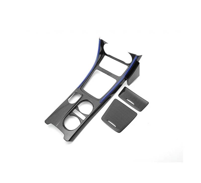 Center Konsole Trim Für GLA Für CLA A-Klasse W176 2013-2018 LHD Car Center Console Wasserbecherhalter Panel ABS Kohlefaserverkleidung Mittelkonsole Rahmen(B) von PRFGSGVBV