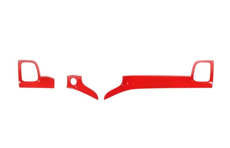 Center Konsole Trim Für Grand Für Cherokee 2011-2021 Autoinnenausstattung Mittelkonsole Panel Dekoration Abdeckung Trim Aufkleber Kohlefaser Mittelkonsole Rahmen(Red LHD) von PRFGSGVBV