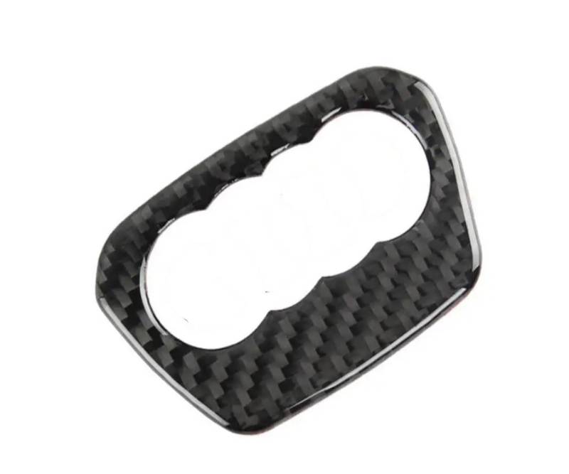 Center Konsole Trim Für Q3 Für A6 C7 Für Q5 Für A8 Für Q7 B6 B7 Auto Carbonfaser-Rahmenabdeckung Zubehör Lenkrad-Aufkleber Mittelkonsole Rahmen(D Style) von PRFGSGVBV