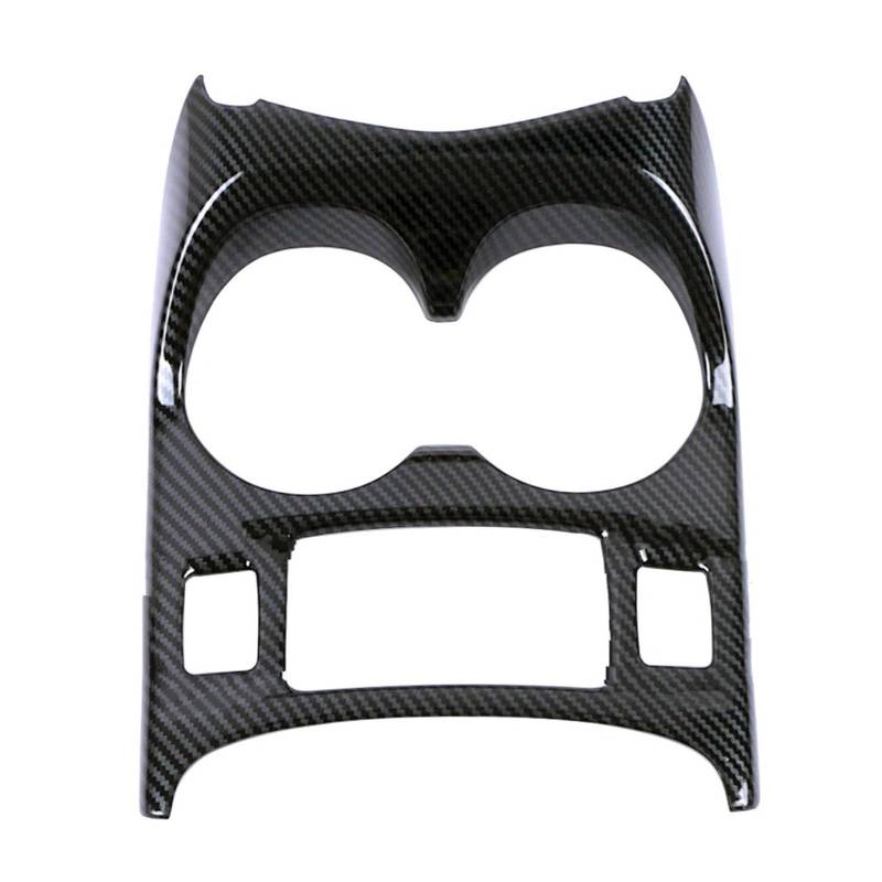 Center Konsole Trim Für Qashqai J11 2014-2020 Auto-Wasserbecherhalter-Rahmenabdeckung Verkleidung Aufkleber Mittelkonsole Schaltkasten Panel Mittelkonsole Rahmen(B Carbon Fiber Color) von PRFGSGVBV