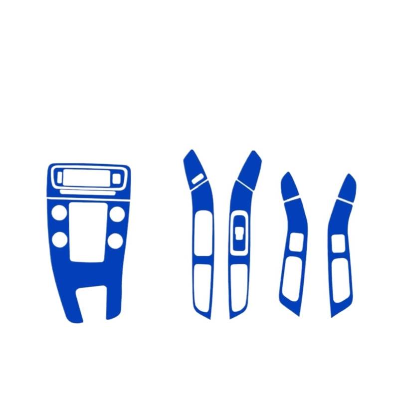Center Konsole Trim Für S60 Für V60 2011-2017 Autofolie Innenaufkleber Mittelkonsole Getriebe Armaturenbrett Lufttürgriff Lift Panel Carbon Mittelkonsole Rahmen(Ice Film Blue,Right Hand Drive) von PRFGSGVBV