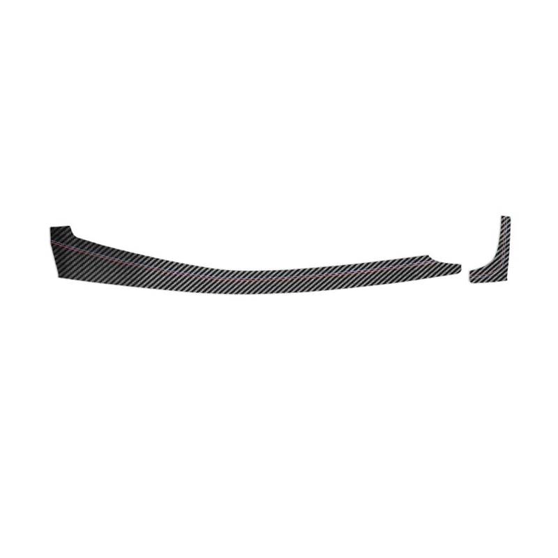 Center Konsole Trim Für X5 F15 Für X6 F16 2014-2018 Autoinnenausstattung Armaturenbrett Verkleidungsstreifen Instrumentenleistung Aufkleber Mittelkonsole Rahmen(Carbon Leather RHD) von PRFGSGVBV
