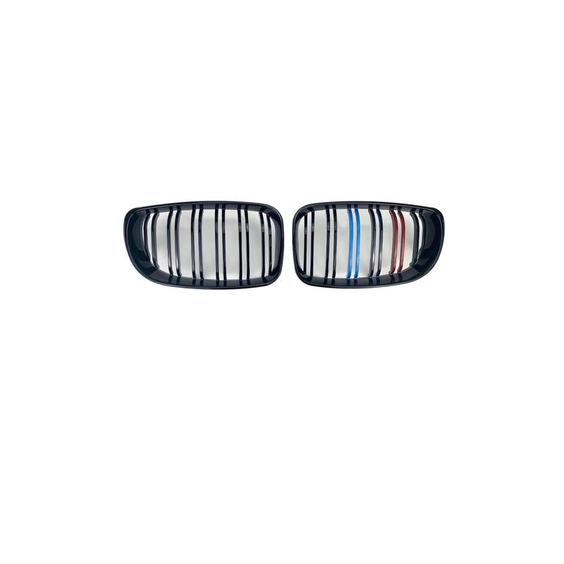 Haubengrill Für 1Serie E81 E87 E82 E88 120i 120d 130i 135i 2007-2011 Auto-Frontkühlergrill Vorne Haube Kühlergrill(2 Line 3 Color) von PRFGSGVBV