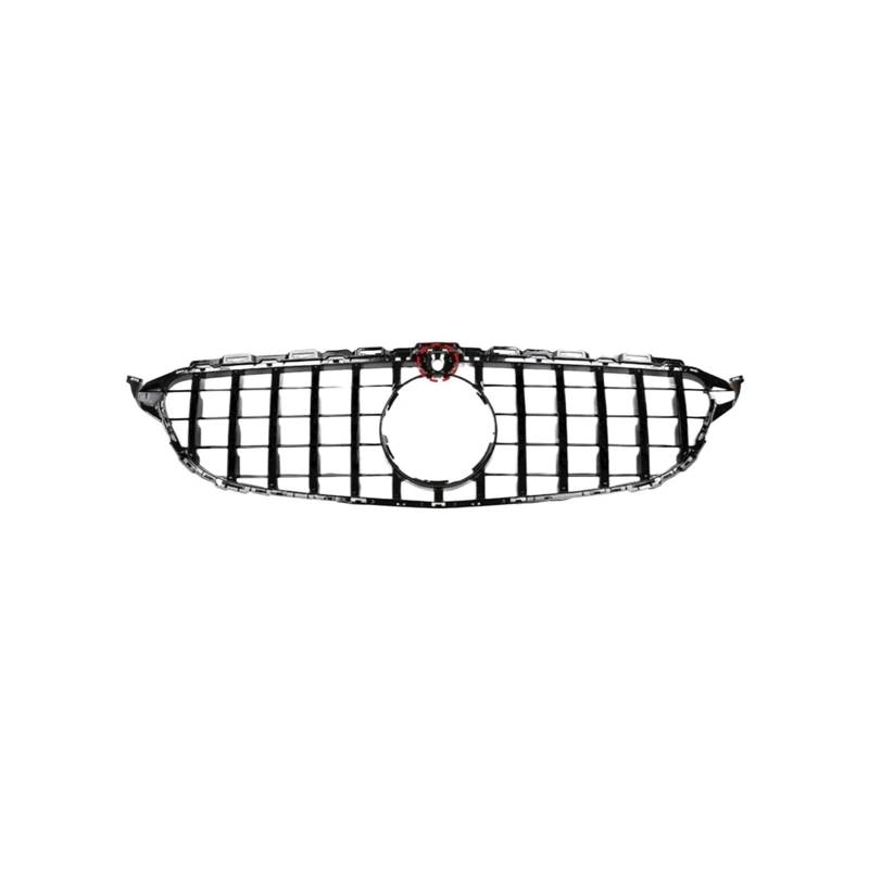 Haubengrill Für C-Klasse W205 C180 C200 C250 C300 C400 Für GT 2015-2021 Frontschürze Haube Grill Mit Kamera Loch Vorne Haube Kühlergrill(15-18 13bar Hole) von PRFGSGVBV