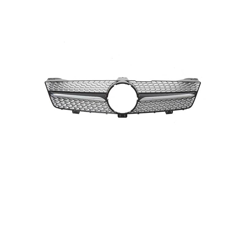 Haubengrill Für CLS Für Klasse W219 CLS350 CLS500 2005-2008 Auto Frontstoßstangengrill Chrom Black Diamonds Style Vorne Haube Kühlergrill(Diamond-Chrome Black) von PRFGSGVBV