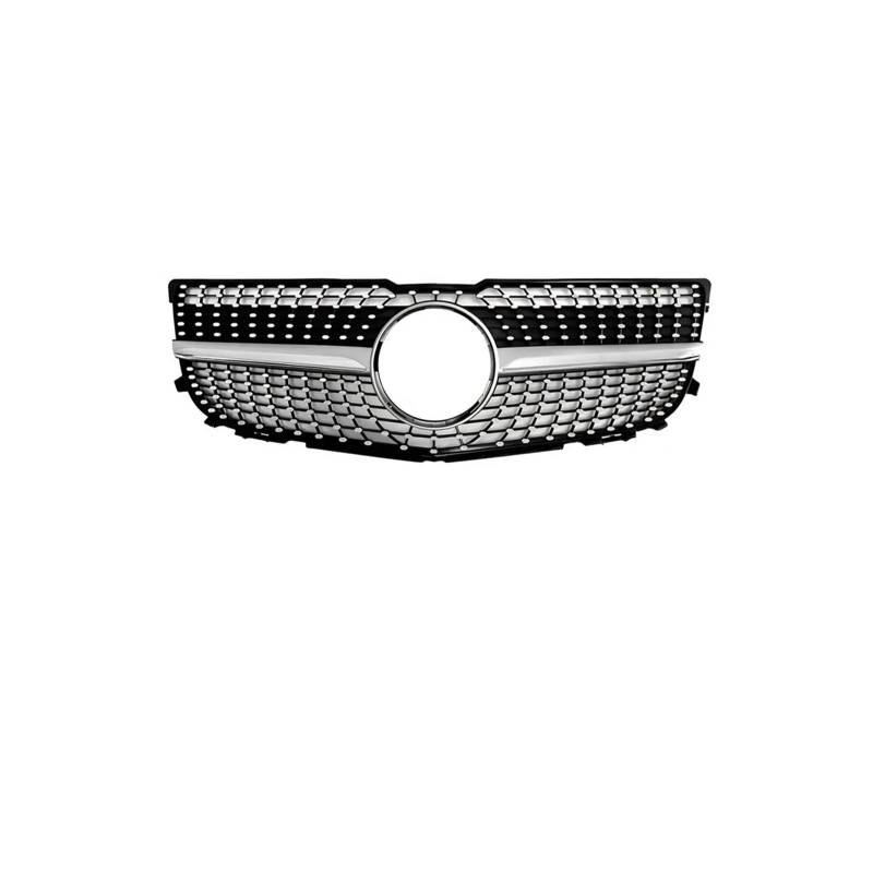 Haubengrill Für GLK X204 GLK220 GLK250 GLK300 GLK350 2008-2015 Frontstoßstangengrill Diamant Für GT-Stil Vorne Haube Kühlergrill(08-12 Diamond Silver) von PRFGSGVBV